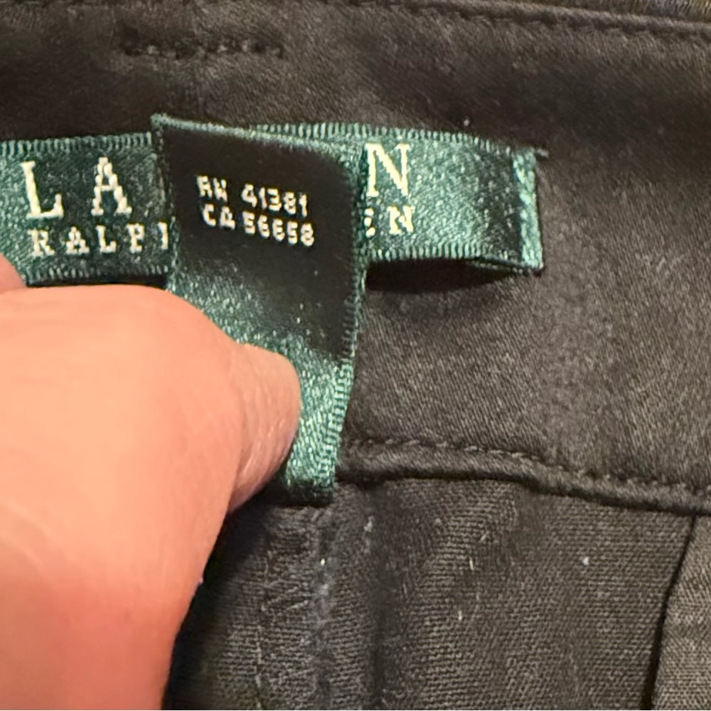 EUC Lauren Ralph Lauren Women’s Black Dressy Bermuda Shorts - 16 - Picture 5 of 8